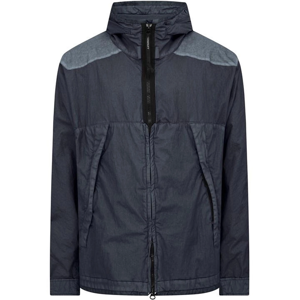 CP Company 50 Fili Gum Mixed Goggle Jacket - Blue